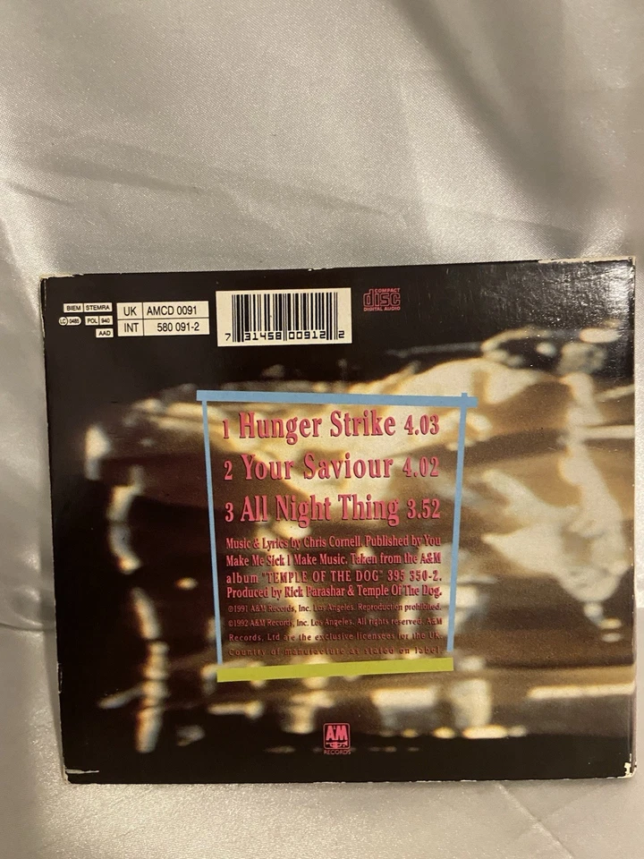 Temple Of The Dog - Hunger Strike (UK Import) - Temple Of The Dog CD 02VG The - Image 2 of 4