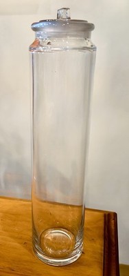 Vintage Harvard University Lab Specimen Jar   Hand-Blown Glass   13.75  Tall