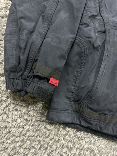 Vintage Oakley Software Tech Utility Gorpcore Hooded Full Zip Snow Y2K Jacket L - Picture 4 of 16