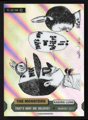 Labubu The Monsters Series 3 - How2Work   TC 63/84 R That´s Why We Believe!!