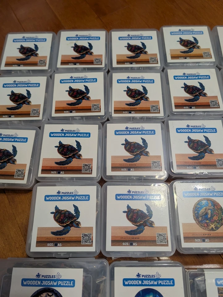 37 lot Puzzles Up Jigsaw A5 and A3 multiple duplicate - Image 2 of 4