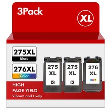 PG-275XL CL-276XL Ink Cartridge for Canon PIXMA TS3500 TS3520 TR4720 TR4722 lot