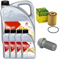 MotoröL Filter Set Febi SAE 5W-40 9 Liter + Schraube FüR Mercedes R-Klasse W251