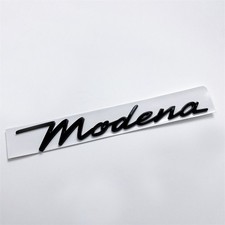 Gloss Black Fender Side Emblem Badge Compatible With Maserati Grecale Modena Gloss Black Fender Side Emblem Badge Compatible With Maserati Grecale Modena