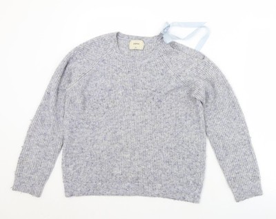 Pullover Pulli Damen UK Größe M Papaya Blau