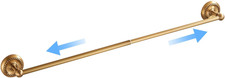 Towel Bar Antique Brass, Retractable Wall-Mounted Towel Rack Towel Holder Rack w