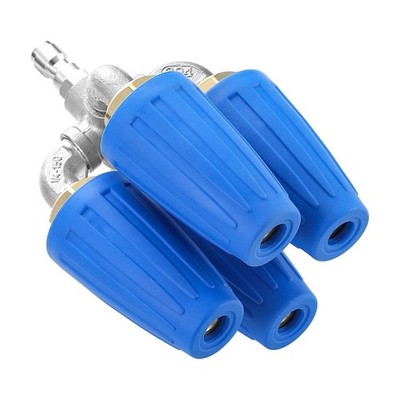 4000PSI Pressure Washer 1/4'' Quick Connect Plug Rotating Four Turbo Nozzle