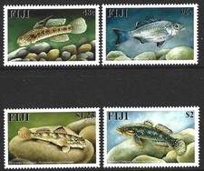 FIJI 2002 Freshwater Fish set of 4 MNH