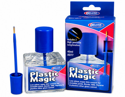 Deluxe Materials Plastic Magic Liquid Plastic Cement for Model Kits 40ml