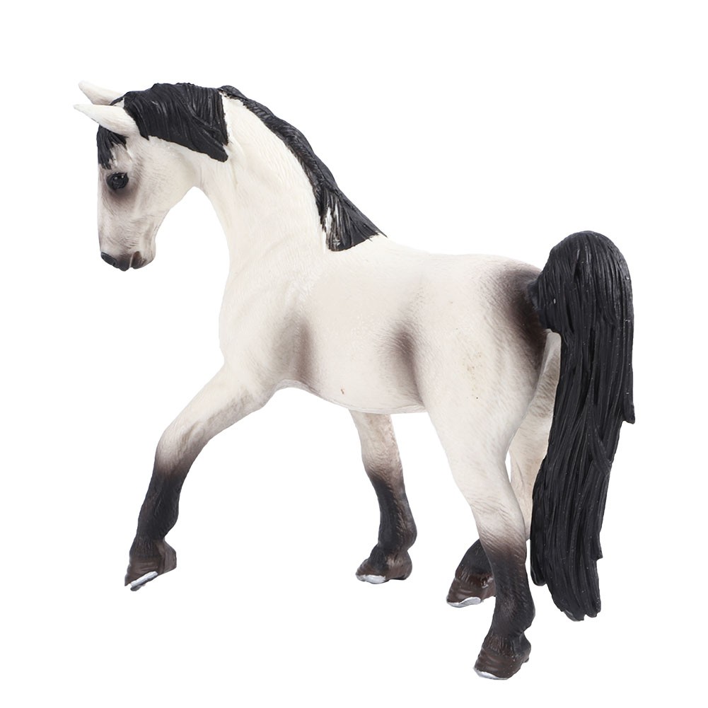 Simulation White Horse Model Animal Statue Educational Toy For Kids Trending