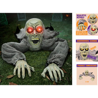 Joyin Halloween Zombie Dekor Animiert Mit Blutfleck Und Gruseligem Sound 23X22,5