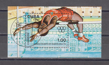1CUBA :  1990 -   SOUVENIR SHEET - SCOTT # 3204  OLYMPICS 92