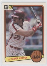 1983 Donruss George Vukovich #315 0c4