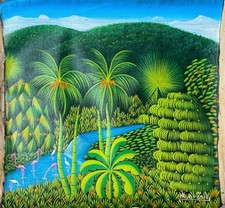 HENRI ROBERT BRESIL ( 1952-1999 ) Haitian Landscape