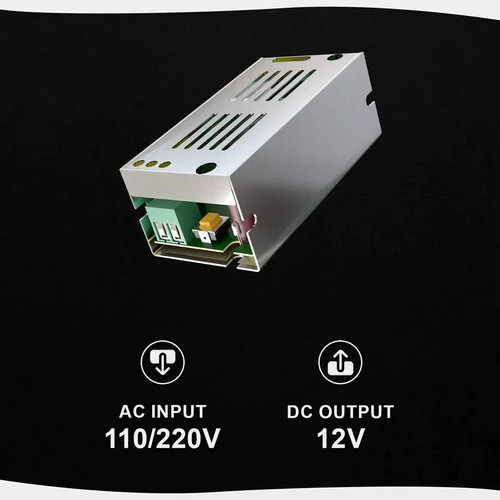 DC 12V LED Trafo Netzteil 5V/12V /24V 1-60A Schaltnetzteil Netzadapter Driver - Bild 17 von 85