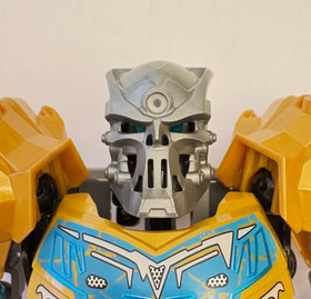 Lego Bionicle Kanohi Mask Skull Wide 70795 Skull Grinder Exclusive Retired Silve