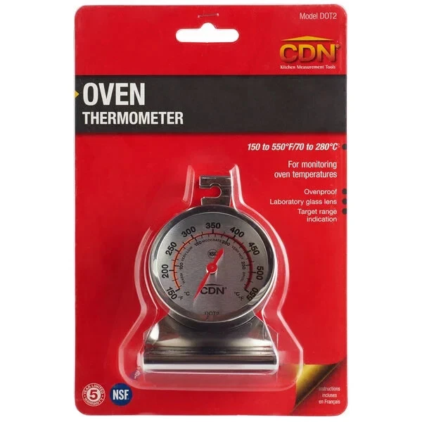 NEW BOX OF 6 CDN Proaccurate Oven Thermometer - Large Dial - NSF Certified