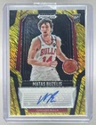 Matas Buzelis 2024 Panini Prizm Black Gold Shimmer FOTL Rookie RC Auto 10/10