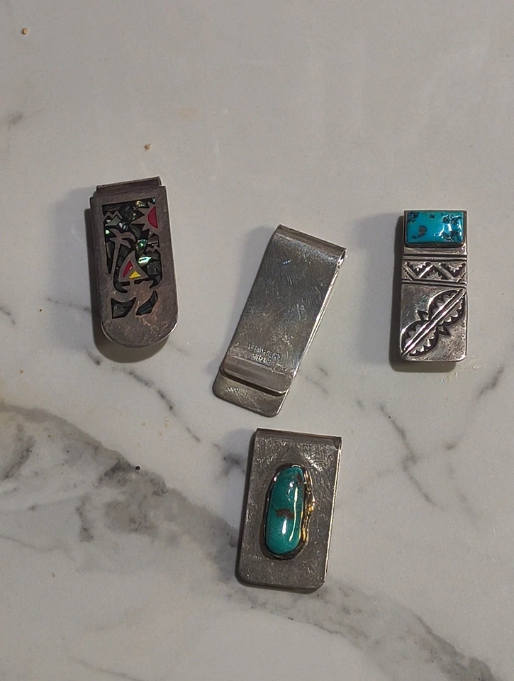 Sterling Money Clips One Is Tiffany 2.9 Ounces - Image 2 of 4