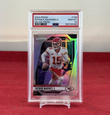 2024 Panini Patrick Mahomes II #138 KC Chiefs Silver Prizm PSA 10