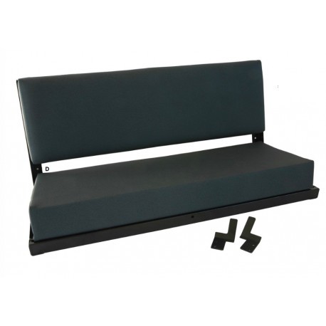 Banquette 81cm Defender en vinyle Serge haut de gamme noir ref 320737