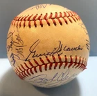 1985 California Angels Team Signed Autographed Baseball (23) Boone Mauch Joyner