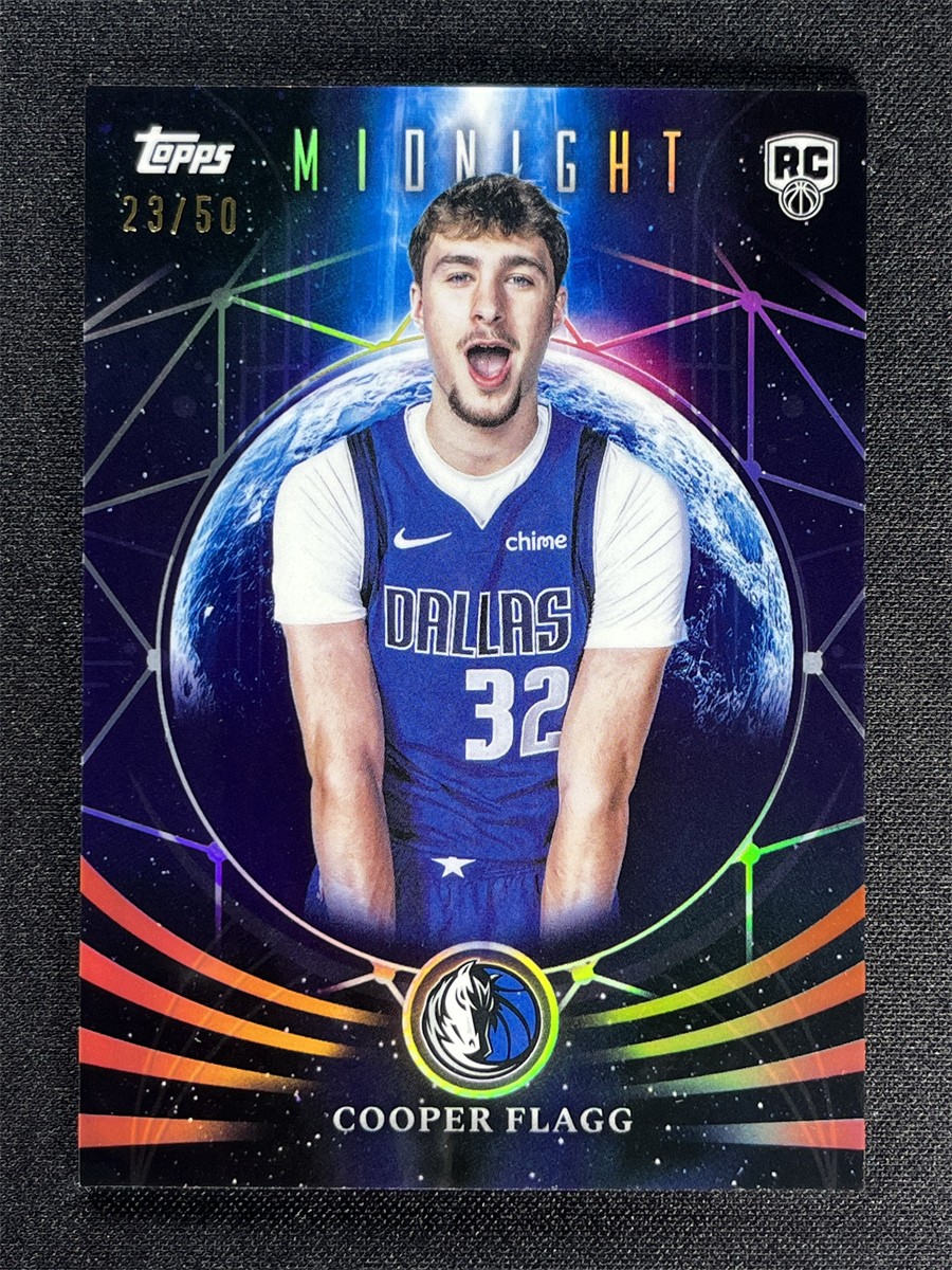 2025-26 Topps Midnight Cooper Flagg #MF-21 Moonfall Summer Solstice RC /50