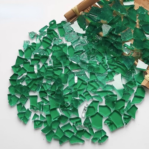 250g DIY Glass Mosaic Tiles Bulk Stained Mixed Craft for Background Mosaic Decor - Picture 7 of 19