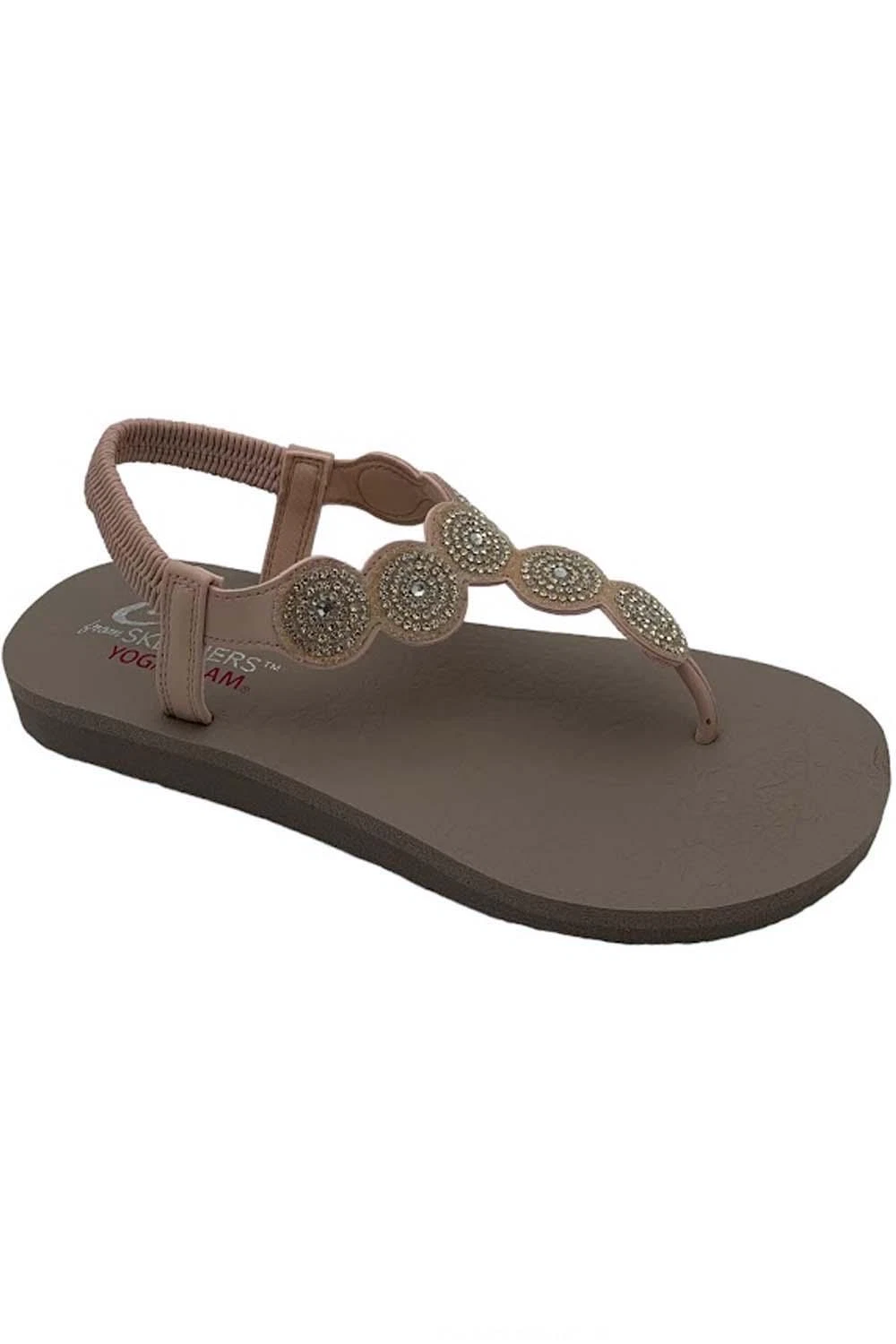 Skechers Meditation Vegan Sling Back Sandals Stars & Sparkle Lt. Pink