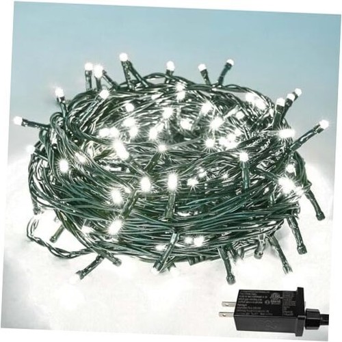 White 82FT 200 LED Christmas String Lights Outdoor/Indoor 200LED Cool White
