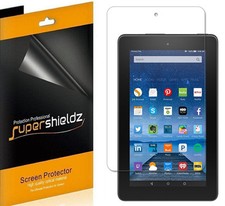 3X Supershieldz Clear Screen Protector for Amazon Fire 7" 2015 Released