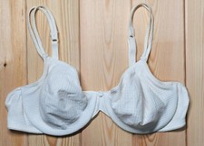 VTG Barley There Womens White Underwire Bra 36C Style 4344 White