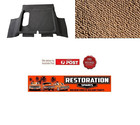 <!--F#f_0-->HOLDEN FB EK SEDAN BOOT MOULDED GINGER LOOP CARPET with cut out for spare wheel<!--F/-->