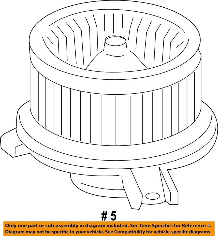 Motor soplador HVAC usado se adapta a: Honda Cr-v 2011 grado A Foto 4 de 4
