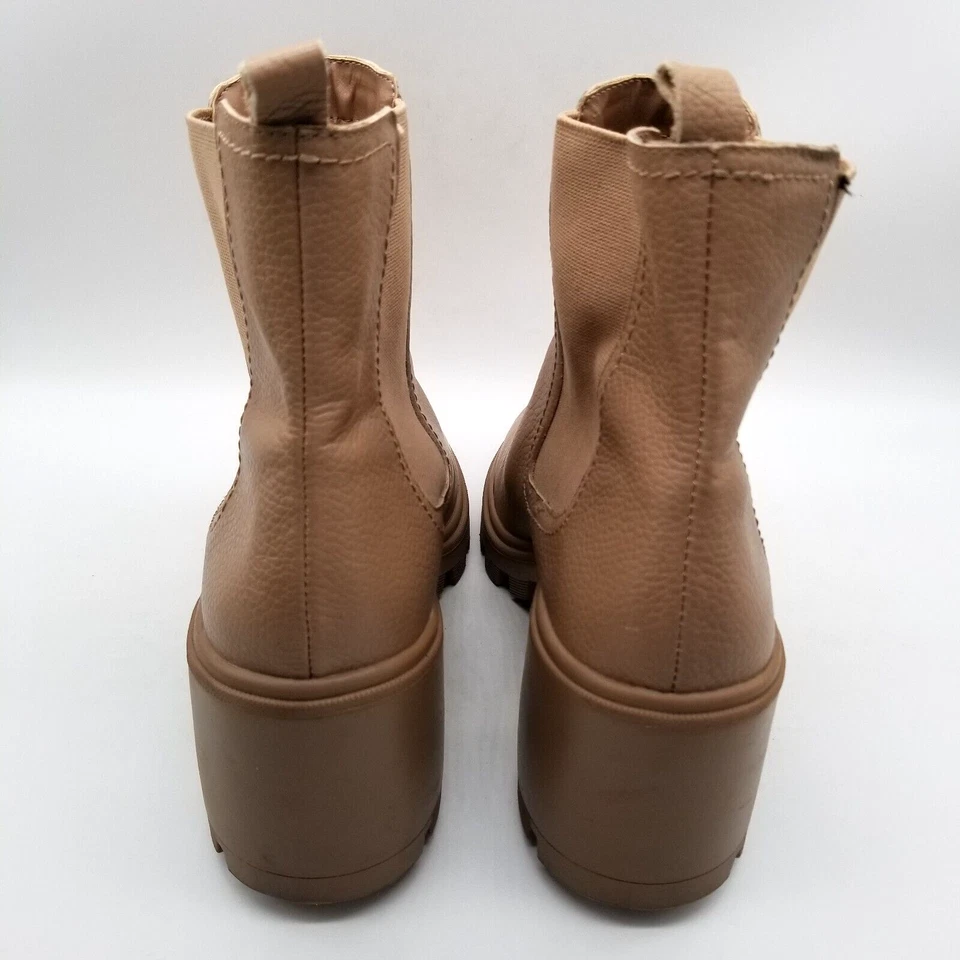 Splendid女式米色皮革Marion厚底靴11 — 第 4/4 张图片