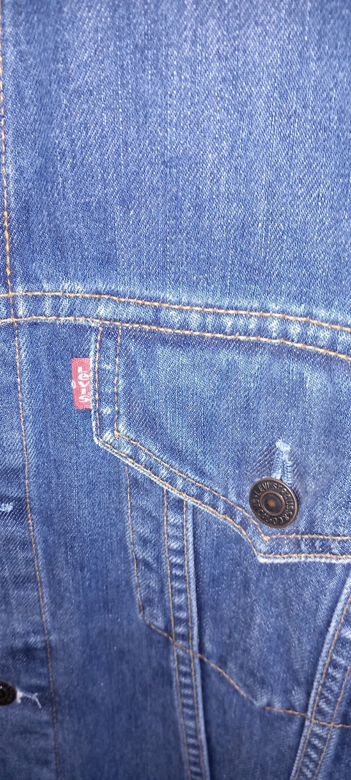 Mens Levi Denim Jacket 70550 04 XL eBay