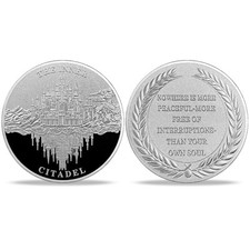 Original Stoic Four Virtues Challenge Coin -Wisdom, Courage, Justice, Temperance