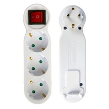 Triple Plug Multiple Plug Sockets Adapter Multi-Plug Connector EU-Plug