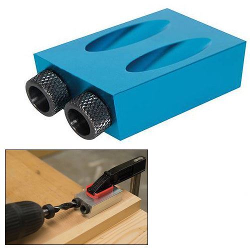 Silverline Pocket Hole Screw Jig With 3 Guides 6810Mm Lifetime