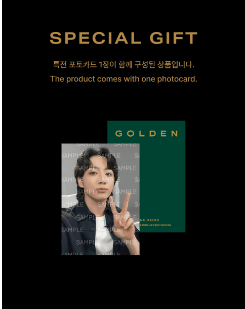 BTS JUNGKOOK GOLDEN : The Moments OFFICIAL MD SHOULDER BAG BLACK