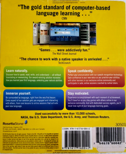Rosetta Stone German/Deutsch Version 4 Level 1 - Headset not included - Picture 3 of 13