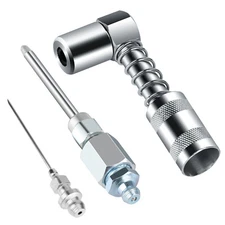 90 Degree Grease Nozzle Adapter 3 Jaw Coupler Needle Nozzle Grease Fitting Tool