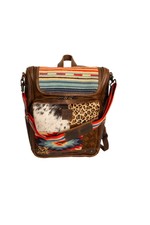 Sts Ranchwear Womens Chaynee Mountain Laini Multi-color Leather Backpack Os