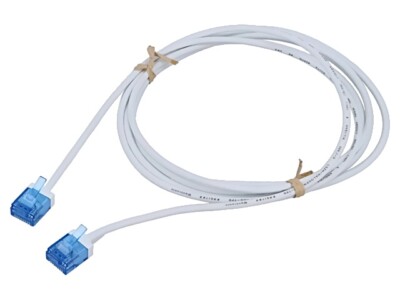 74287 Patch cord U/UTP 6a Line Cu LSZH weiß 2m 32AWG -20-75°C Goobay