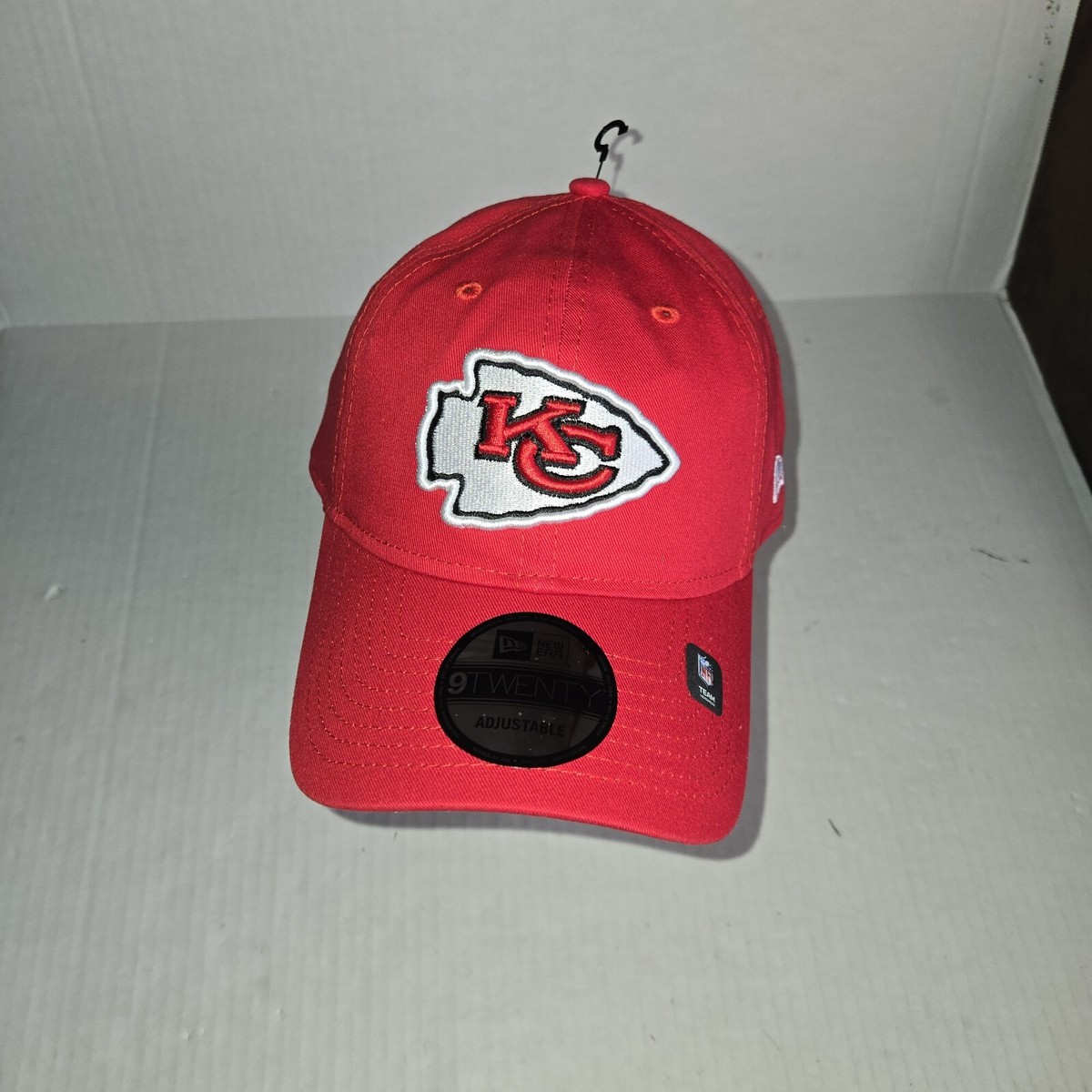 Kansas City Chiefs New Era KC Red 9Twenty NFL Football Adjustable Hat Cap