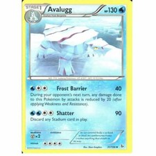 31/106 Avalugg Uncommon: Pokemon Trading Card Game XY-02 Flashfire