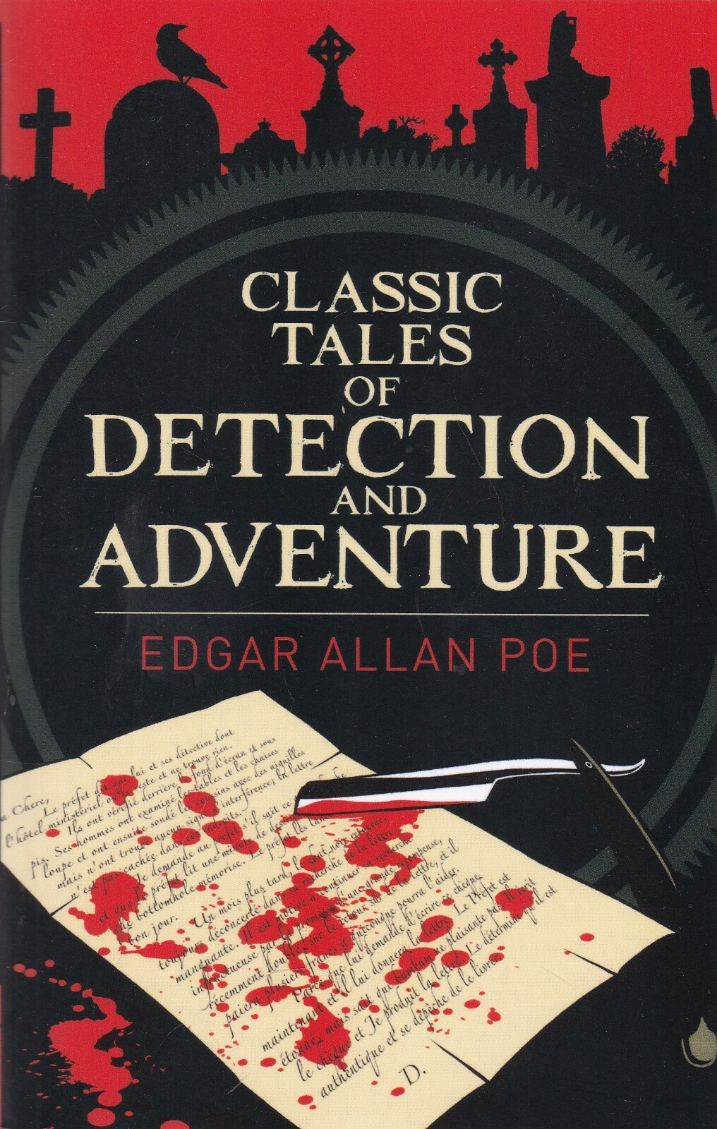 EDGAR ALLAN POE TALES OF DETECTION & ADVENTURE - PAPERBACK BOOK