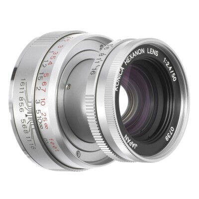 コニカ KONICA HEXANON LENS 50mm F2.4 L39 NEAR MINT】 Konica Hexanon 50mm f2.4 Lens for L39 Leica
