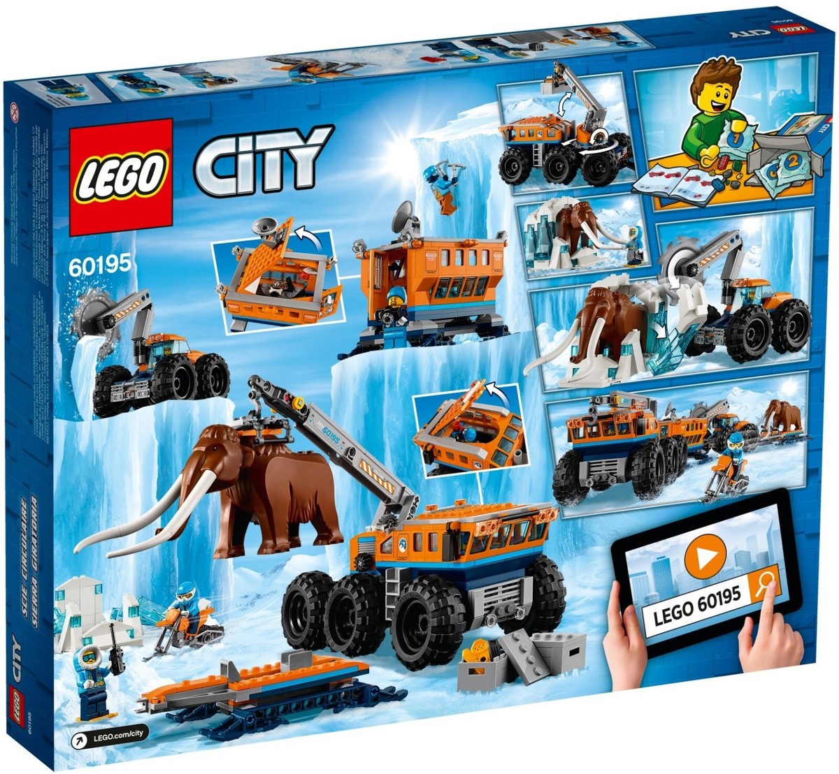 LEGO City Arctic Mobile Exploration Base (60195) - Huge Set! Brand