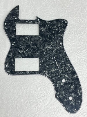 New Great-For Fender '72 Telecaster Thinline PAF Style Guitar Pickguard Black